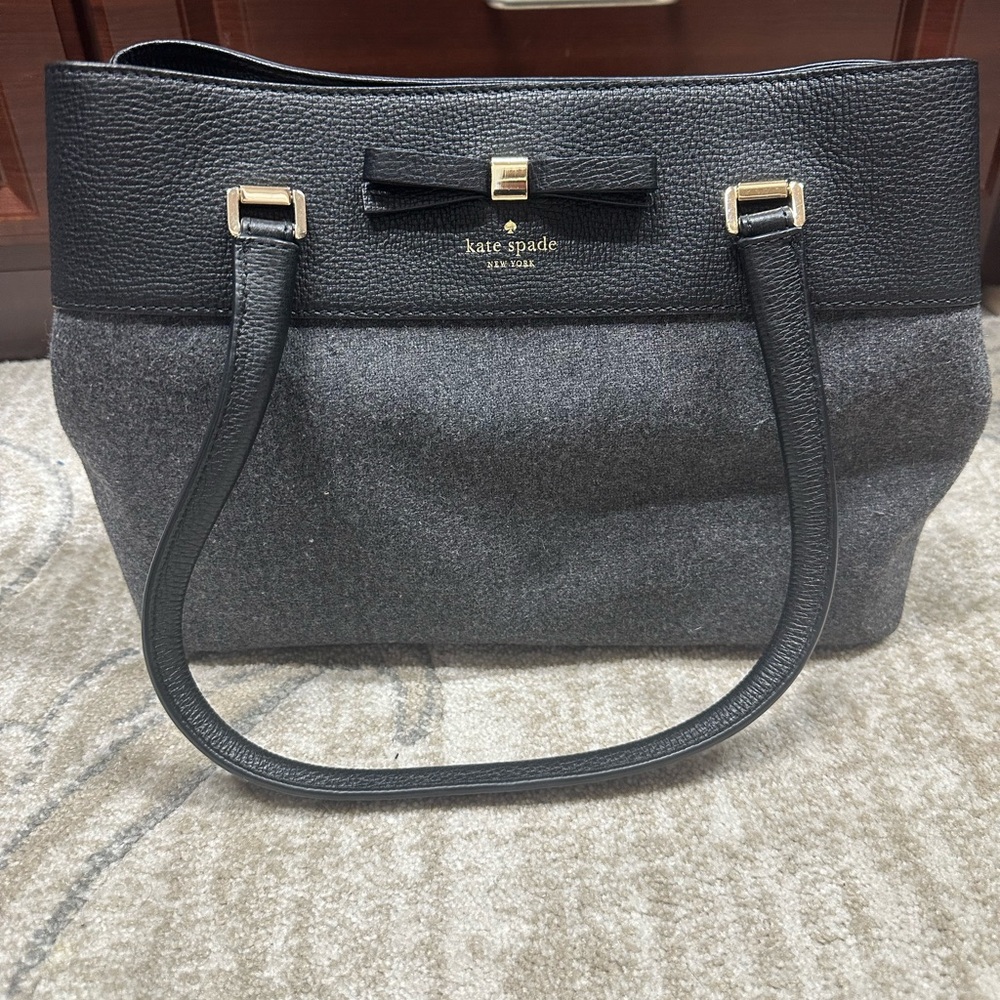 Kate Spade Henderson Street Tote Bag Black & Grey